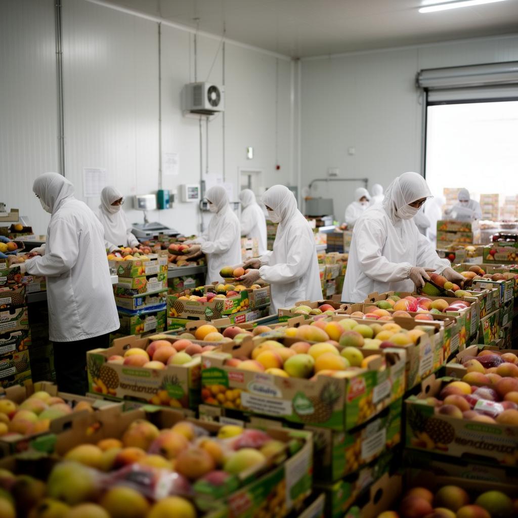 Cold storage and packaging facility